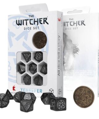 Wiedźmin zestaw kości RPG Yennefer - Obsydianowa Gwiazda