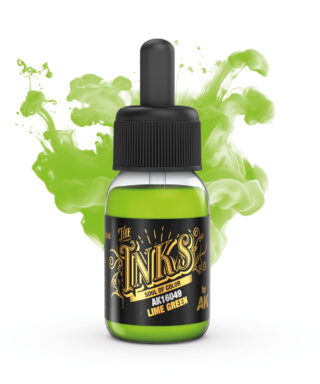 AK Interactive AK 16049 Lime Green Ink modelarski tusz akrylowy limonkowy