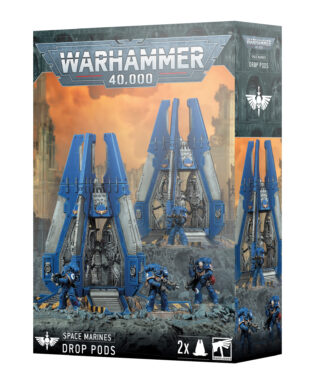 Space Marines Drop Pods