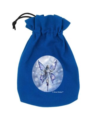 Anne Stokes Dice Pouch: Snow Fairy