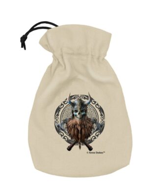 Anne Stokes Dice Pouch: Viking Skull