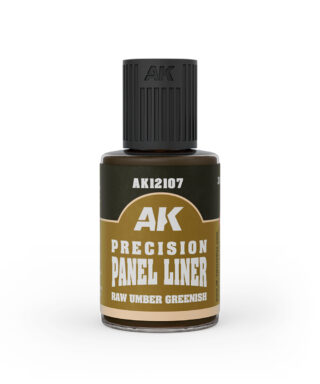 AK 12107 Precision Panel Liner Raw Umber Greenish