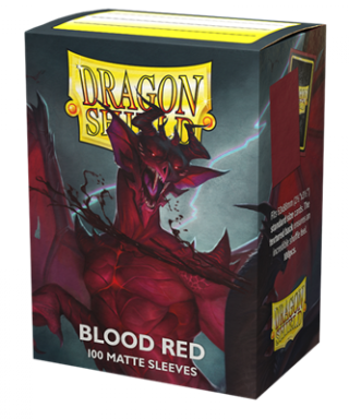 Dragon Shield Standard Matte Sleeves Blood Red