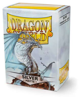 Dragon Shield Standard Matte Sleeves Silver