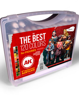 AK 11704 Briefcase 120 Colors for Figures